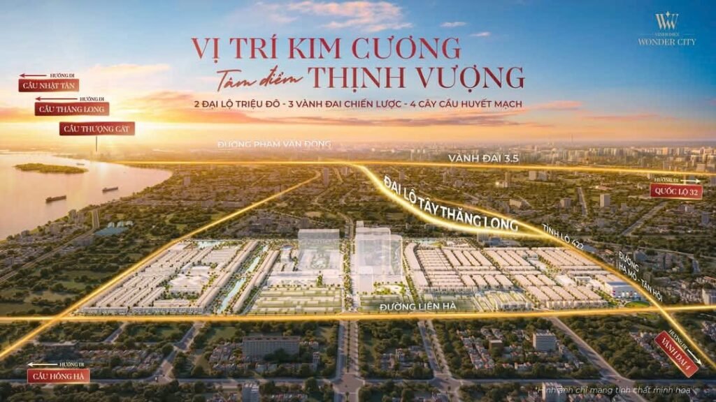 Toàn cảnh Vinhomes Wonder City Đan Phượng